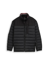 Ausgewählt, Plus Size - Hybrid Steppweste mit Stehkragen von Tom Tailor, schwarz