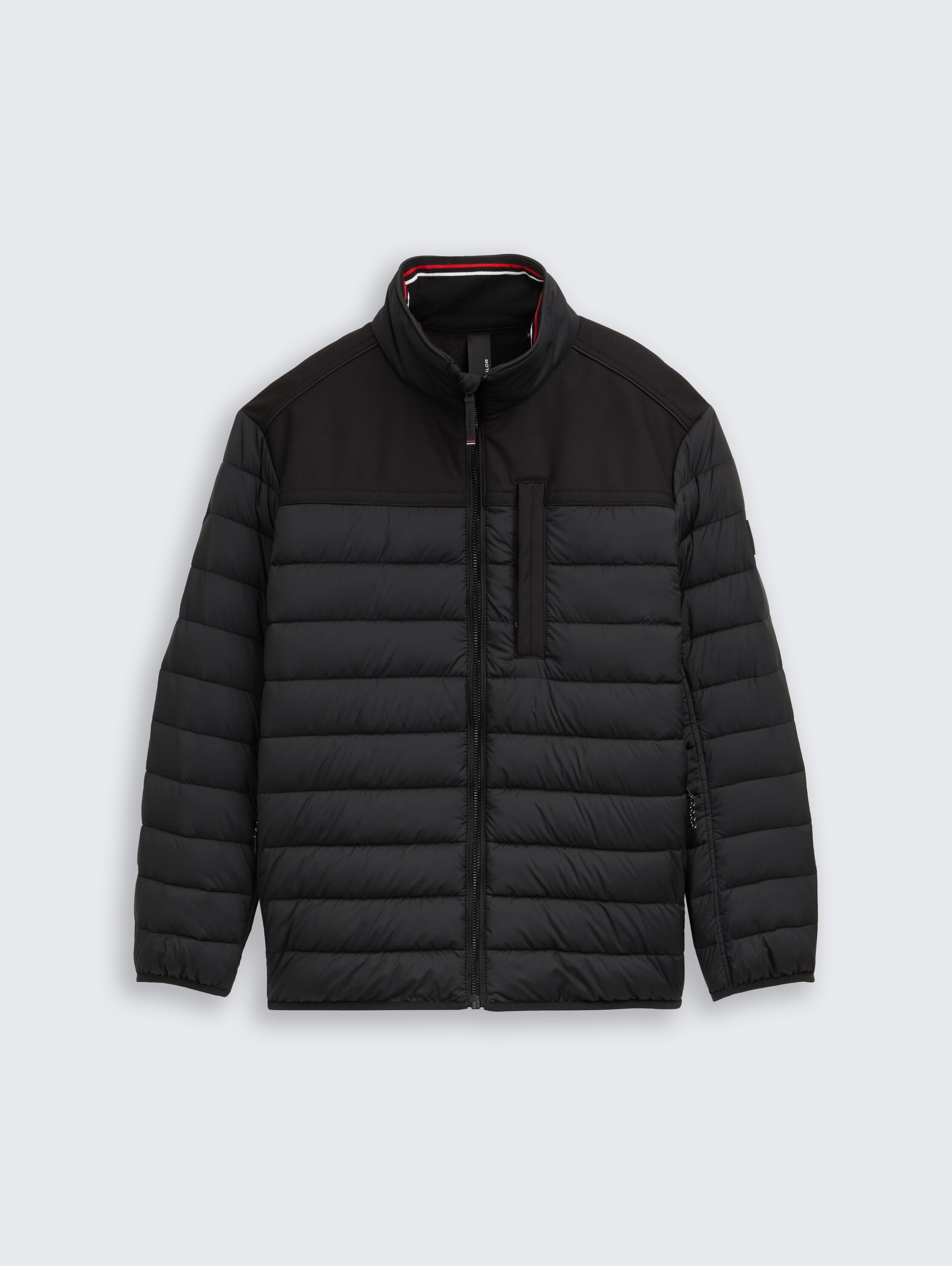 Plus Size - Hybrid Steppweste mit Stehkragen - black - 