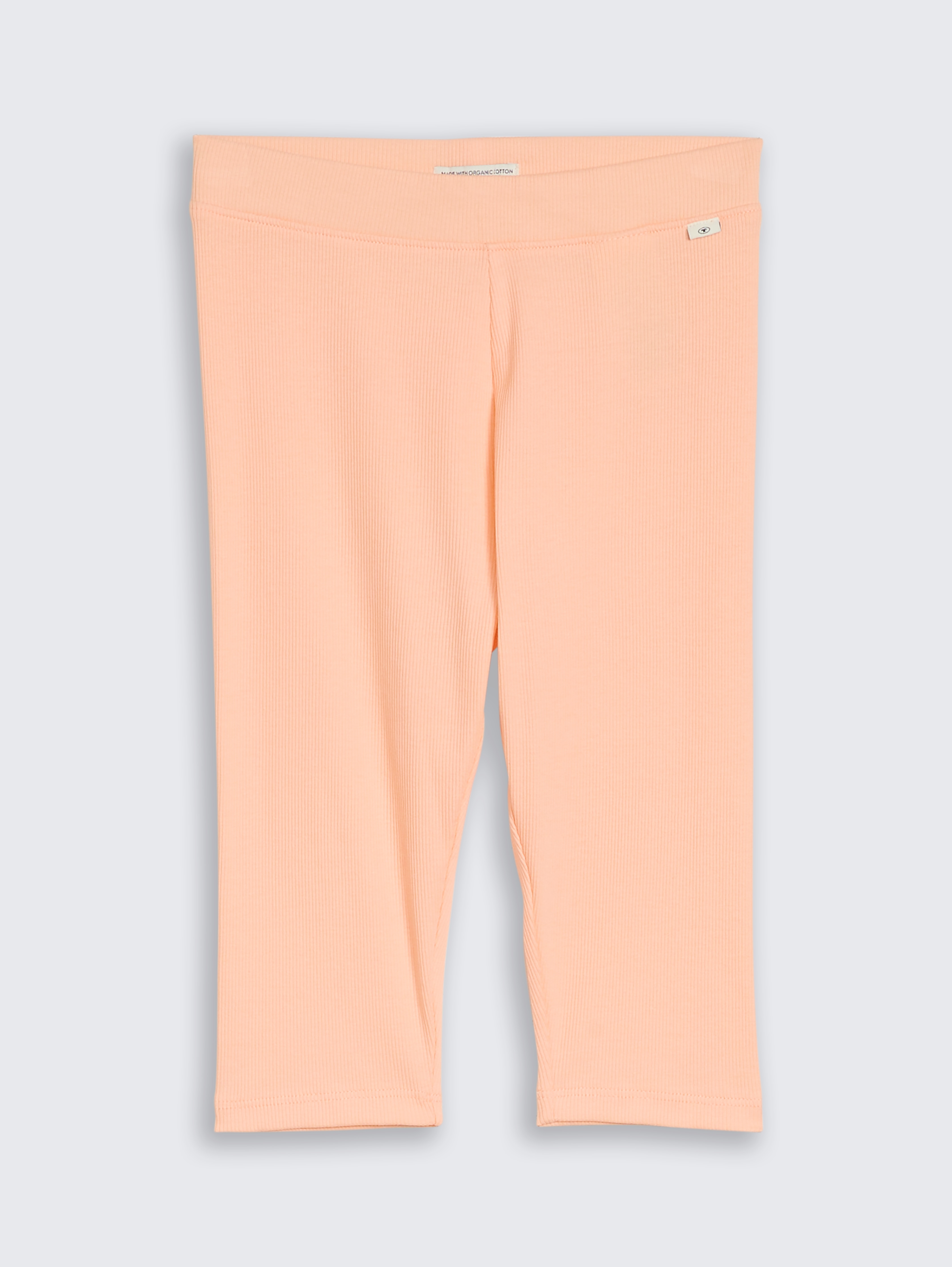 Ripp Capri-Leggins von Mini Girls, peach bloom