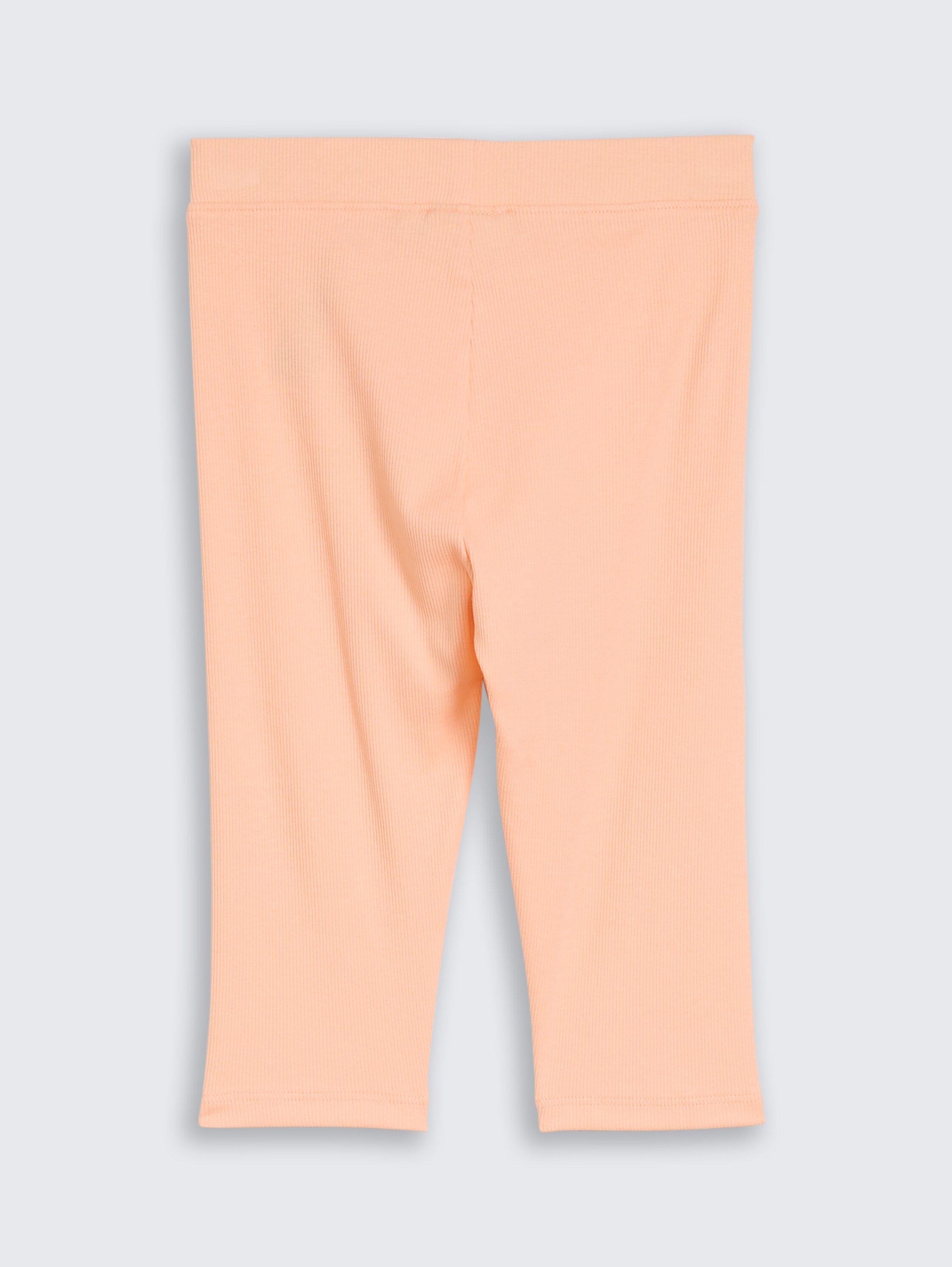 Geribbelde capri-legging - peach_bloom - 