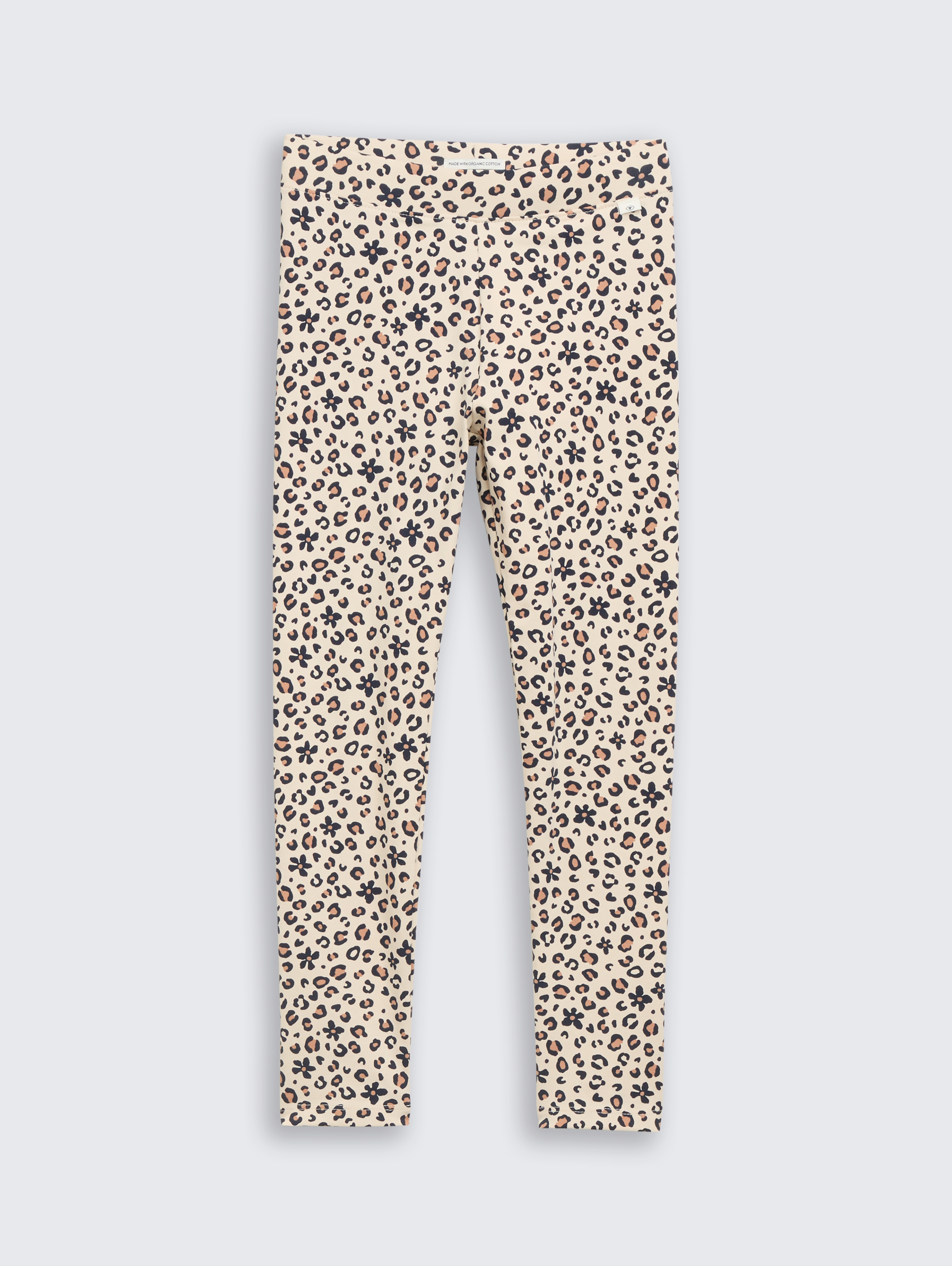 Leggings mit Allover-Print von Mini Girls, small leopard print