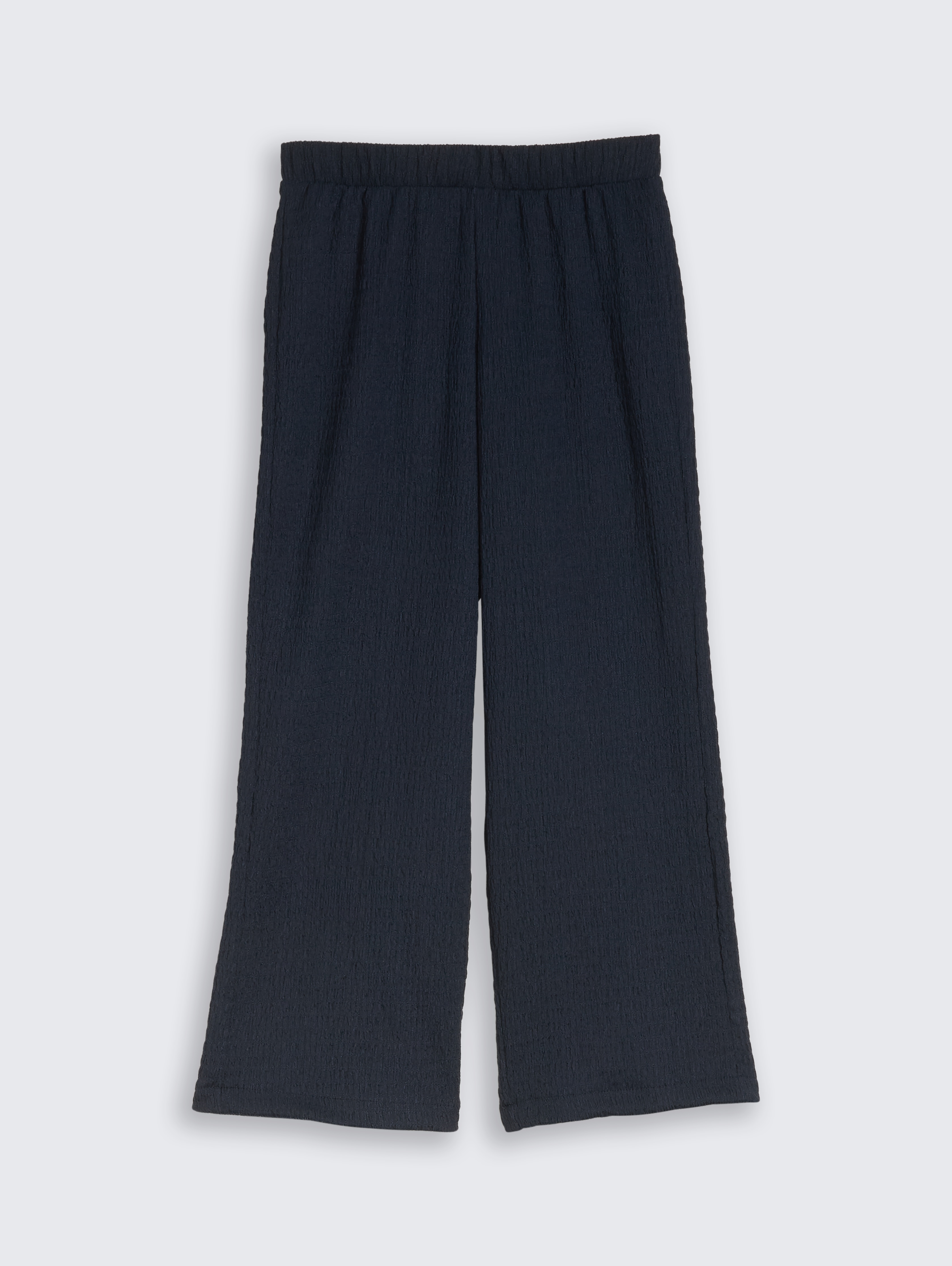 Wide Leg Hose mit Struktur von Mini Girls, sky captain blue