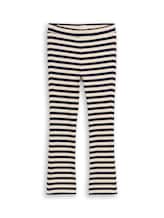 Sélectionné, Leggings évasés à rayures par Tom Tailor, bleu