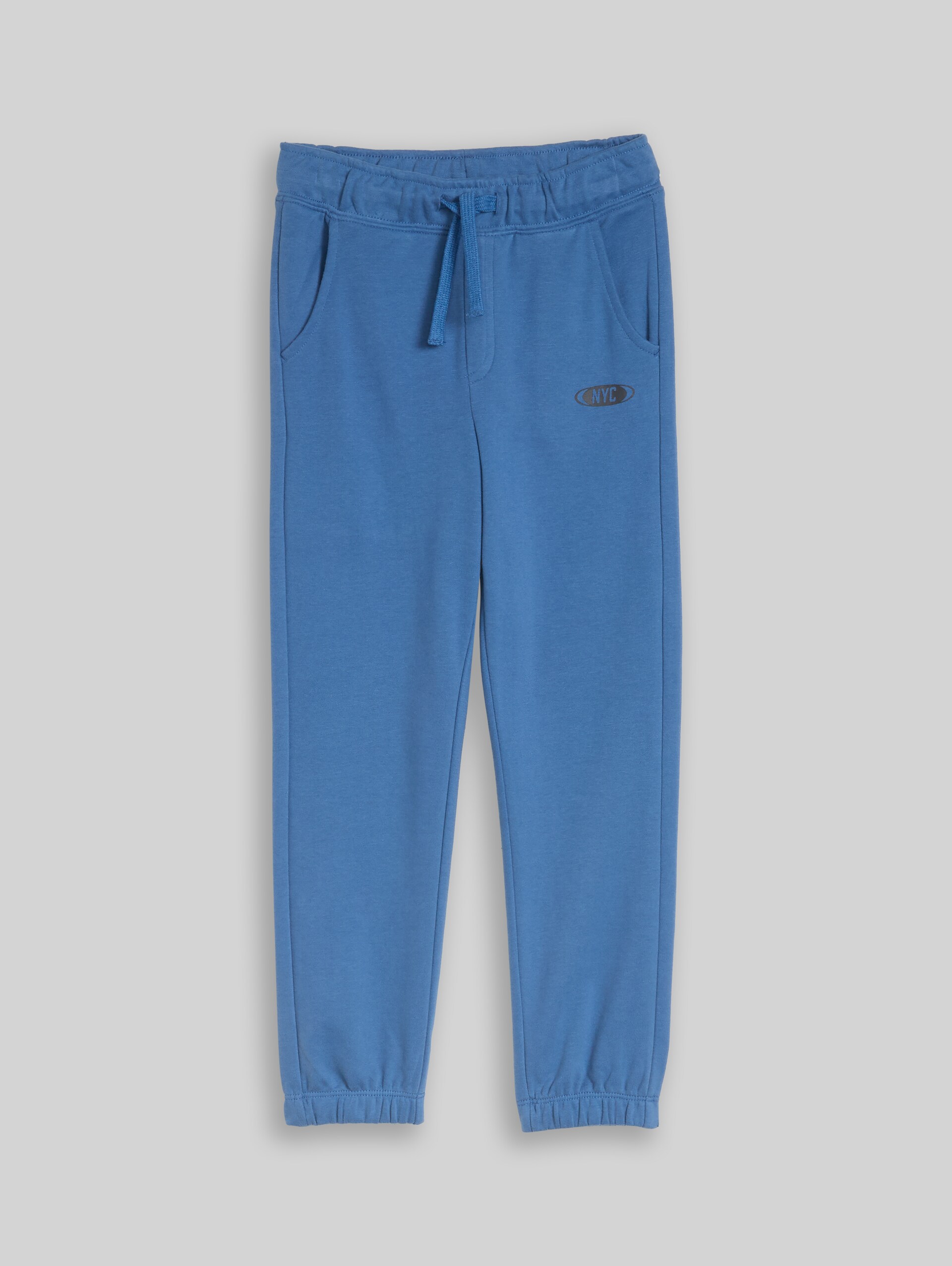 Jogging trousers with print - Federal Blue