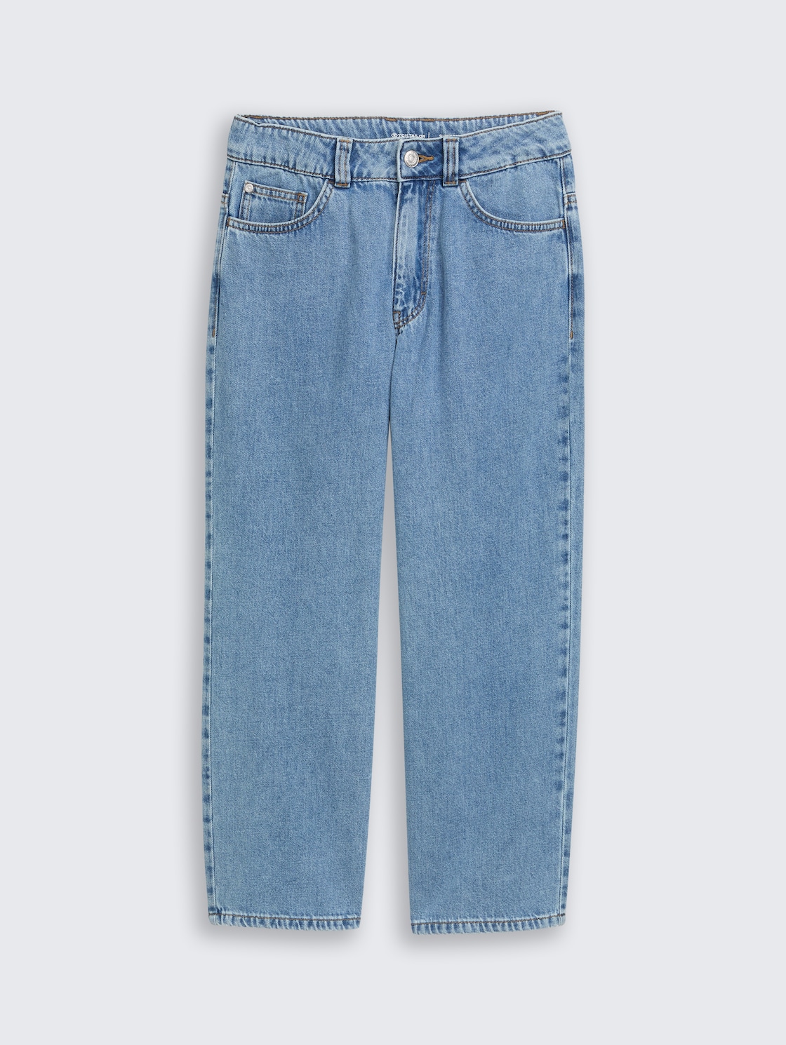 Super Baggy Jeans - mid stone bright blue denim - Vorder-Produkt-Ansicht