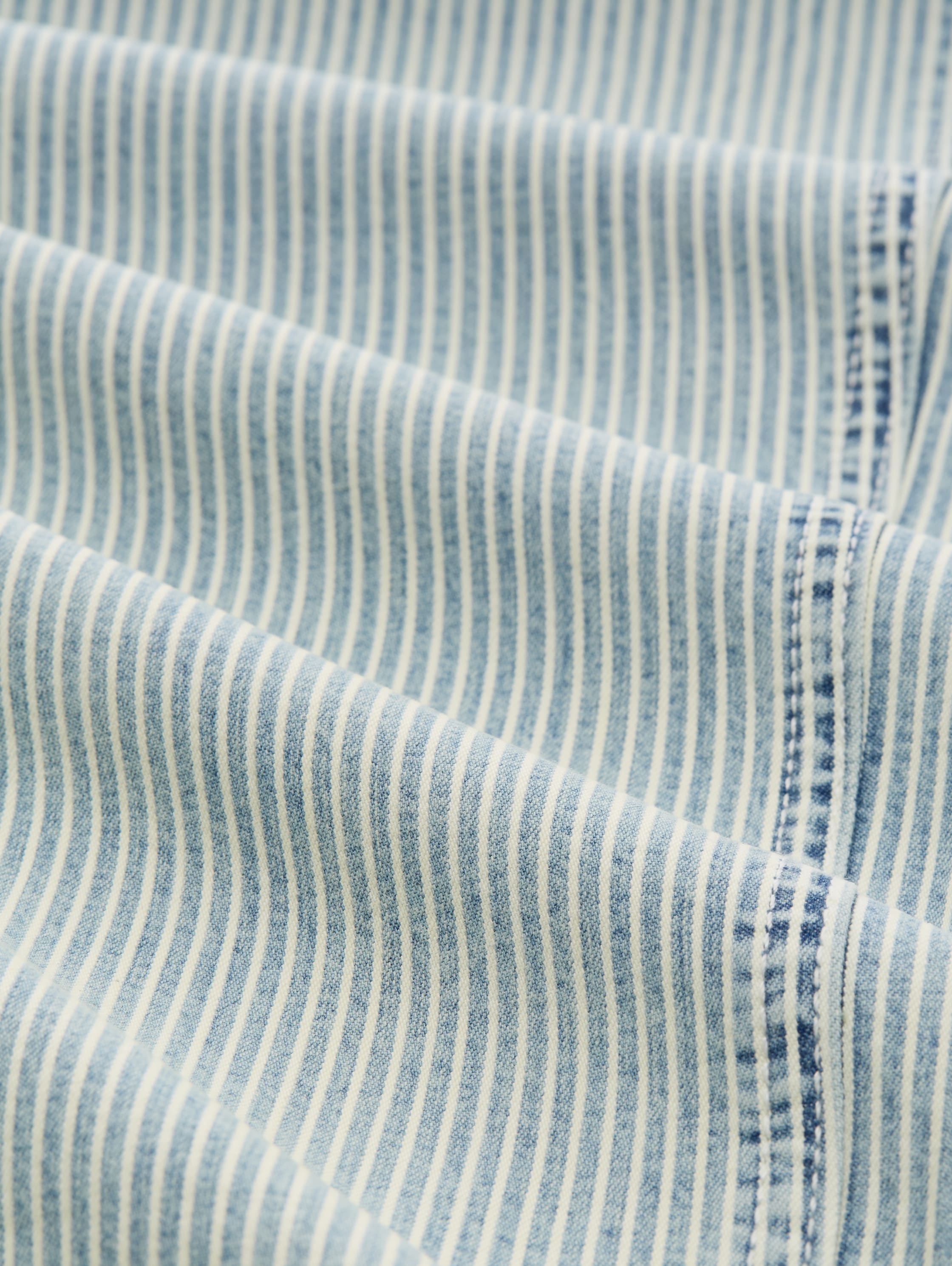 TTLENE SLIM CROPPED jeans met streepjesmotief - denim_offwhite_stripe - 