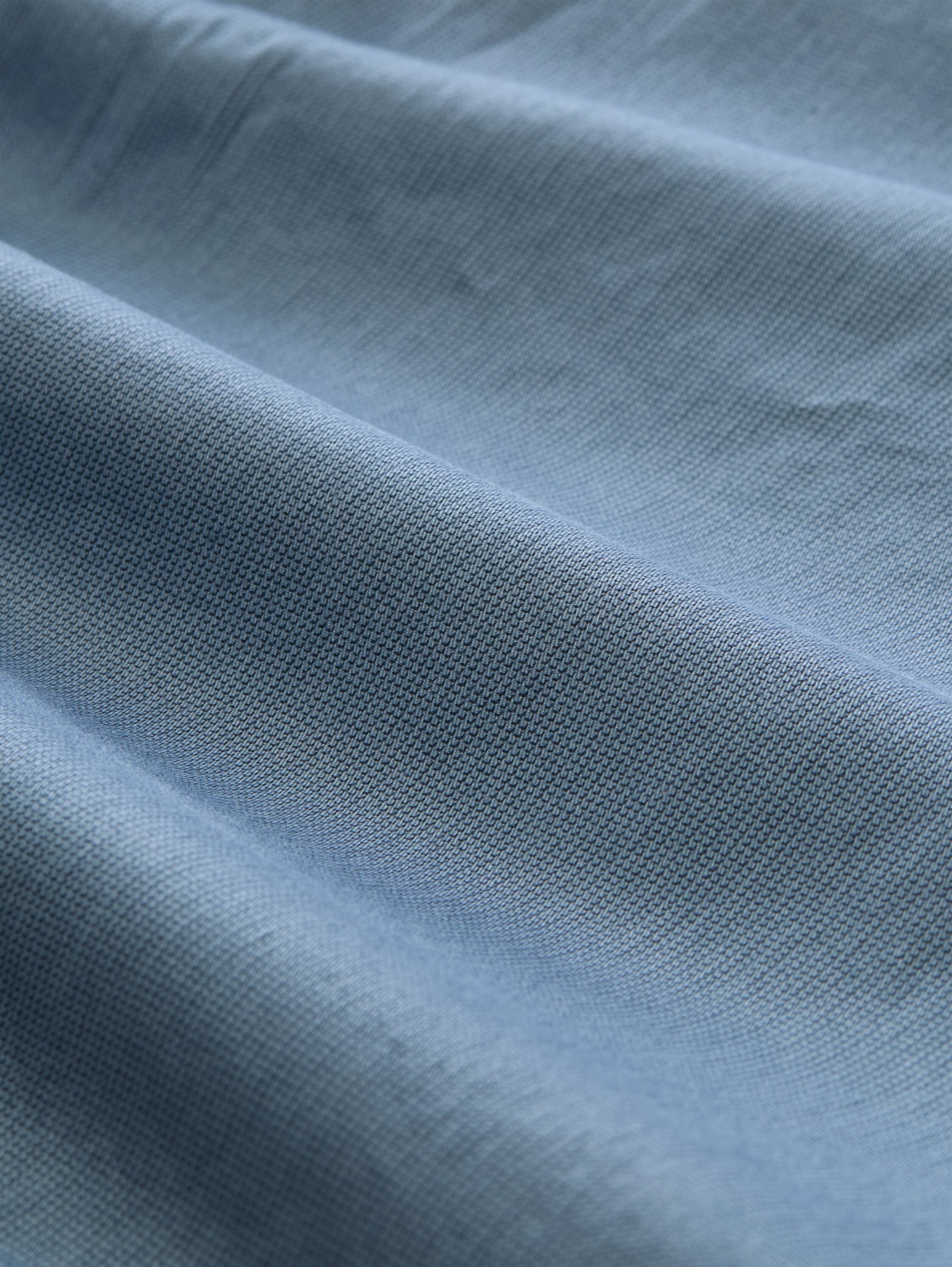 Plus Size - Slim chino short - blue_mini_geometric_print - 