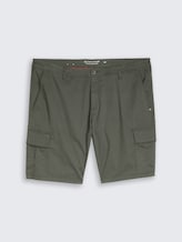Plus Size - TTPLUS REGULAR Cargo Shorts - khaki mini geometric print - Vorder-Produkt-Ansicht