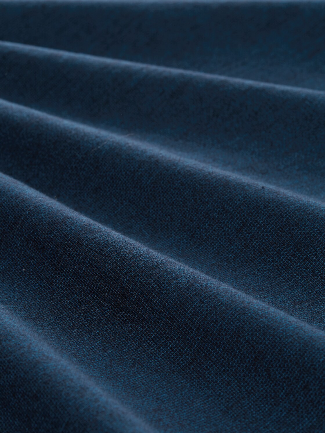 Plus Size - T-Shirt mit Logo-Print - navy blue petrol injected - Material-Ansicht