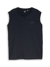 Ausgewählt, Plus Size - Tanktop mit Print von Tom Tailor, blau