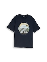 Ausgewählt, Plus Size - T-Shirt mit Fotoprint von Tom Tailor, blau