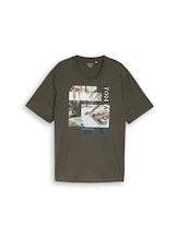 Nicht ausgewählt, Plus Size - T-Shirt mit Fotoprint von Tom Tailor, grün