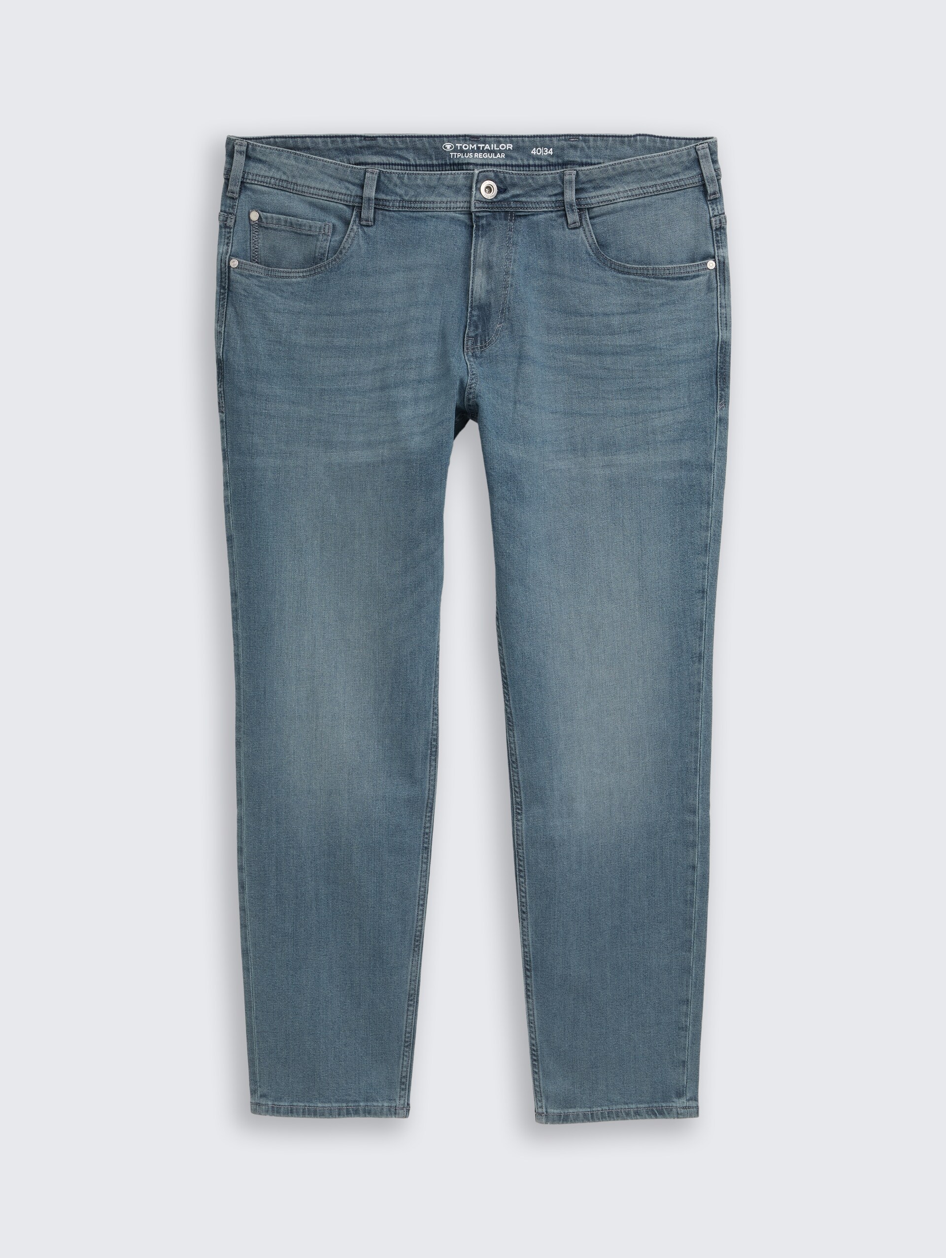 Plus Size - TTPLUS REGULAR Jeans - light stone blue grey denim - Vorder-Produkt-Ansicht