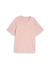 Ausgewählt, Plus Size - T-Shirt in Melange-Optik von Tom Tailor, rosa