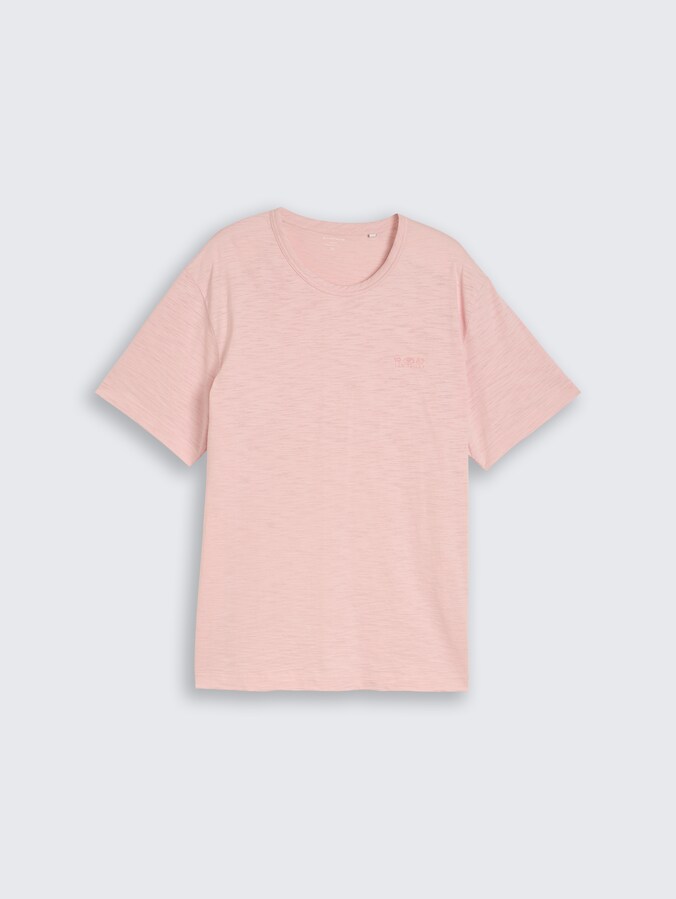 Plus Size - T-Shirt in Melange-Optik von Men Plus Size, Twinkle Pink