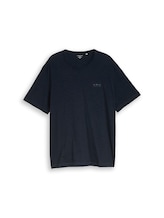 Nicht ausgewählt, Plus Size - T-Shirt in Melange-Optik von Tom Tailor, blau