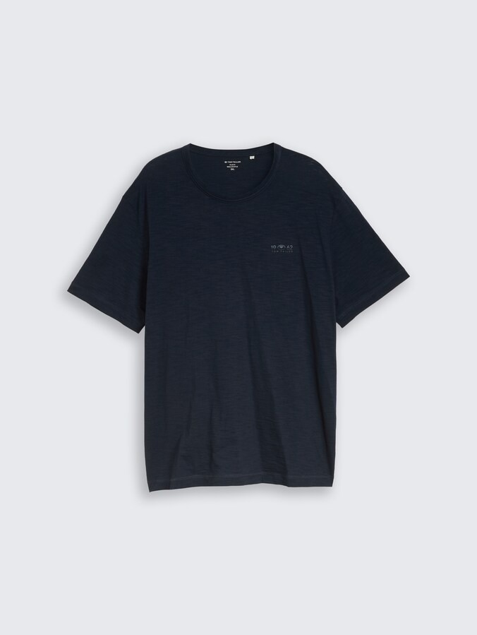 Plus Size - T-Shirt in Melange-Optik von Men Plus Size, sky captain blue