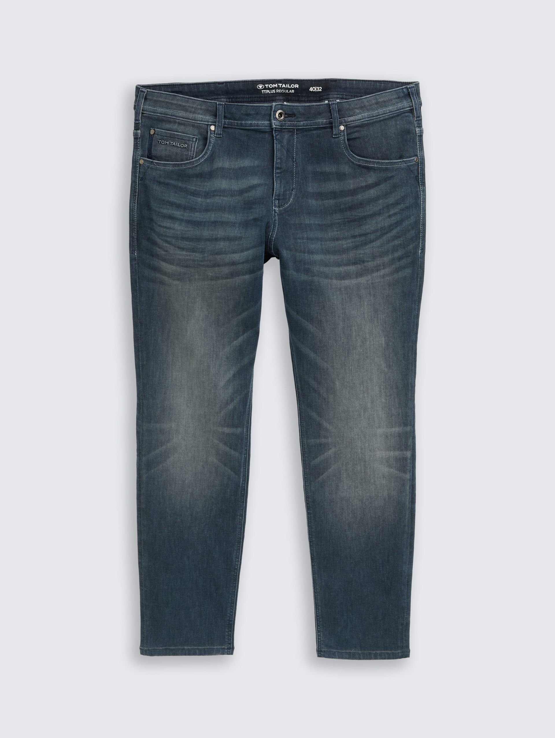 Plus Size - TTPLUS REGULAR jeans - Tinted Blue Denim - Product vooraanzicht
