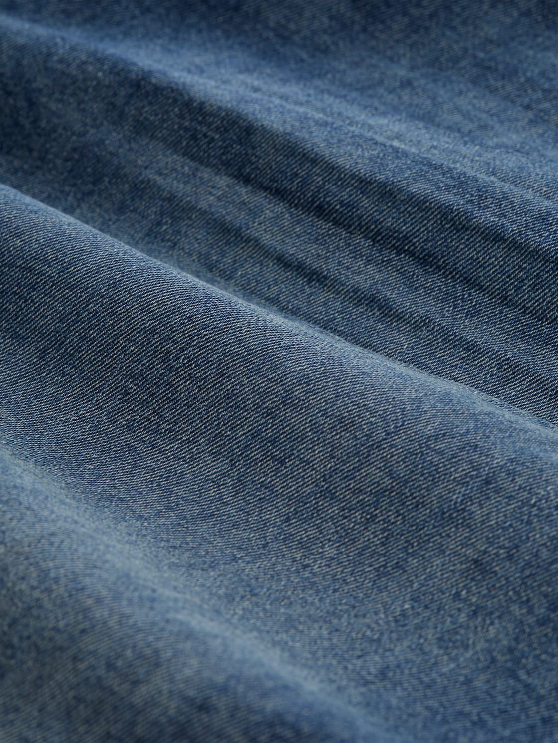 Plus Size - Regular Jeans Shorts - mid stone wash denim - Material-Ansicht