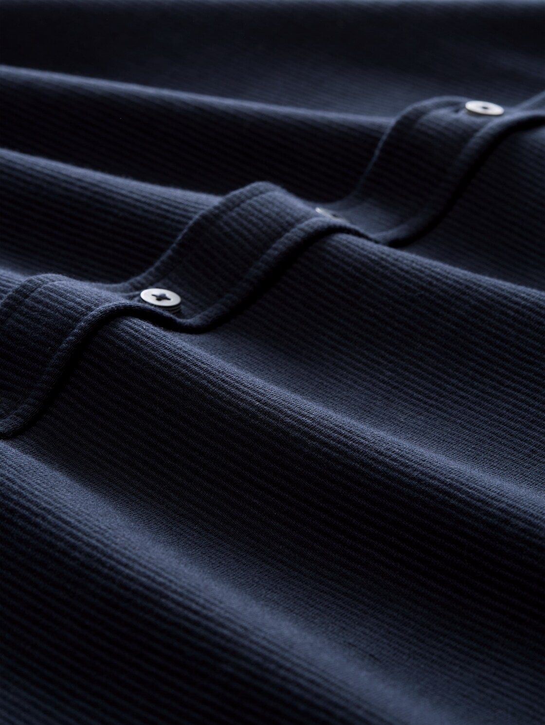 Plus Size - Regular Fit Hemd aus Baumwolle - sky captain blue ottoman - Material-Ansicht