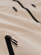 Blouson Jacke mit verstaubarer Kapuze - Cashew Beige - Produkt-Detail-Ansicht