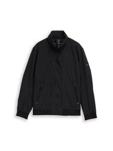 Niet geselecteerd, Blousonjas met opbergbare capuchon door , zwart