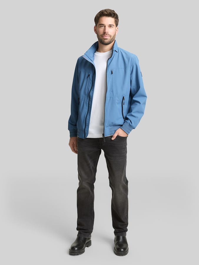 Blouson avec capuche escamotable par Men, marine blue