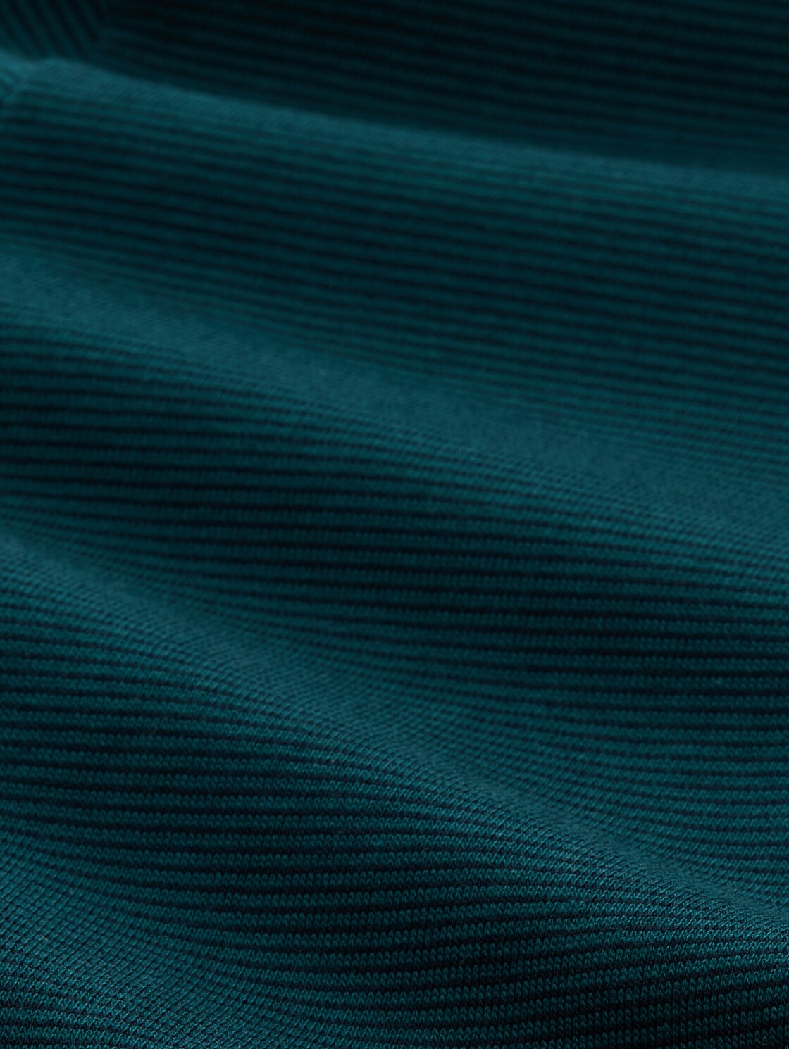 Hoodie Sweatjacke mit Logo-Badge - navy green yarn dye stripe - Material-Ansicht