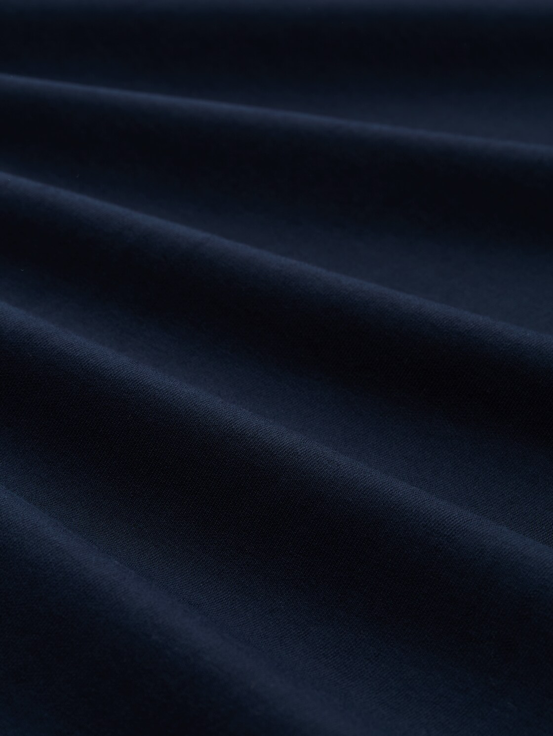 Sweatjacke mit Reißverschlusstaschen - sky captain blue - Material-Ansicht