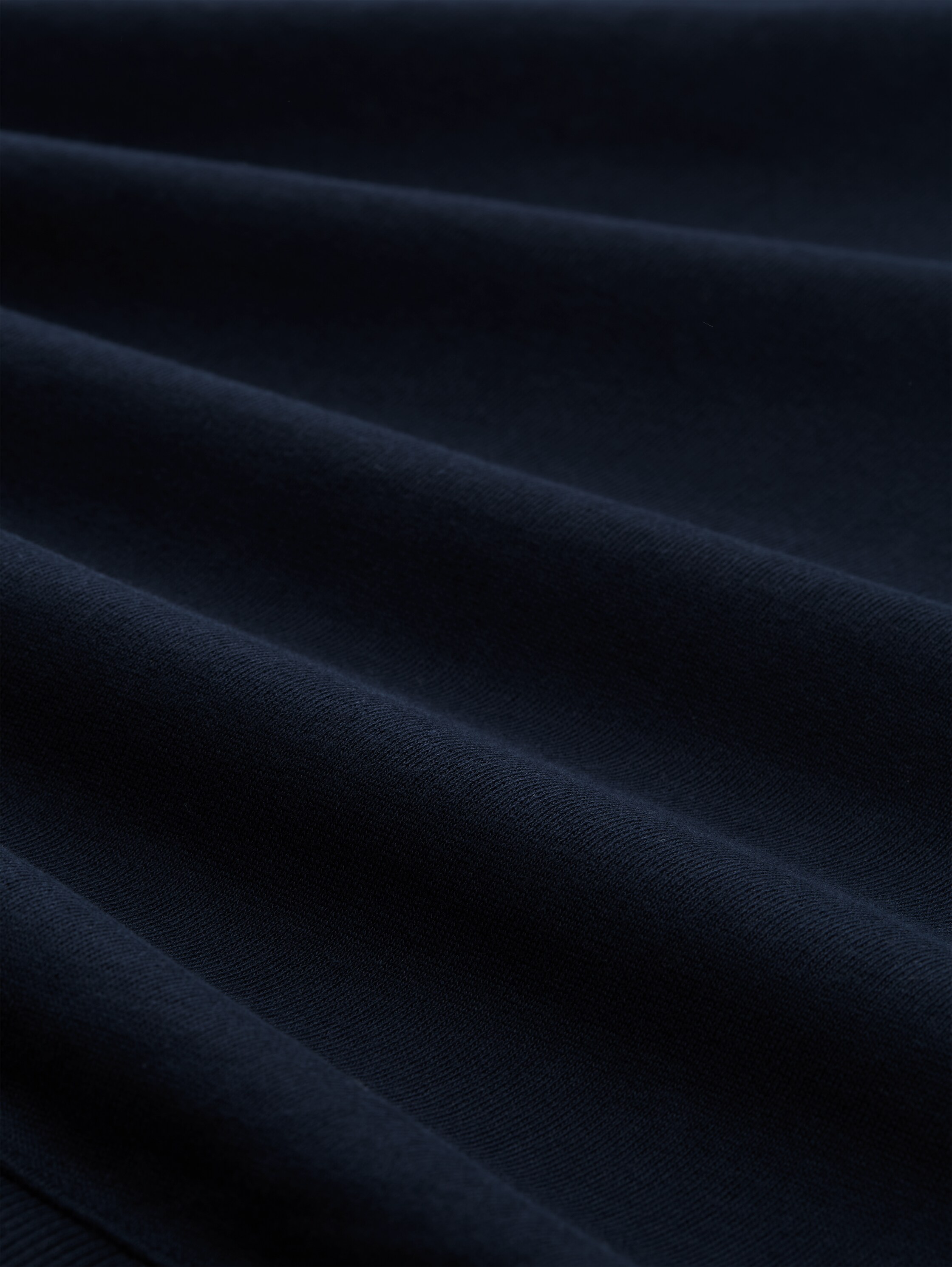 Sweatshirt mit Herz-Detail - sky captain blue - Material-Ansicht