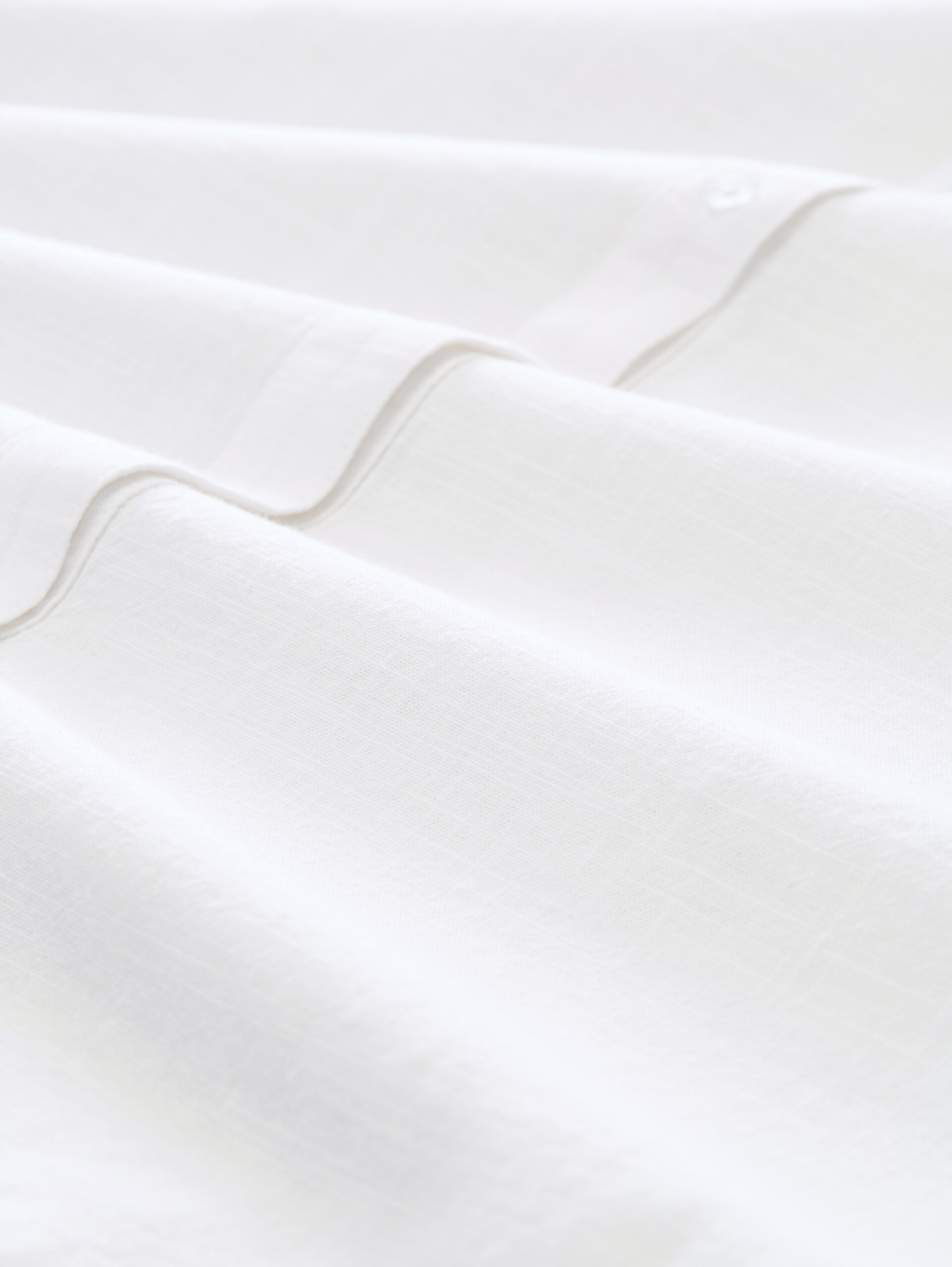 Plus Size - Blouse en coton grande taille - White - Vue de la matière