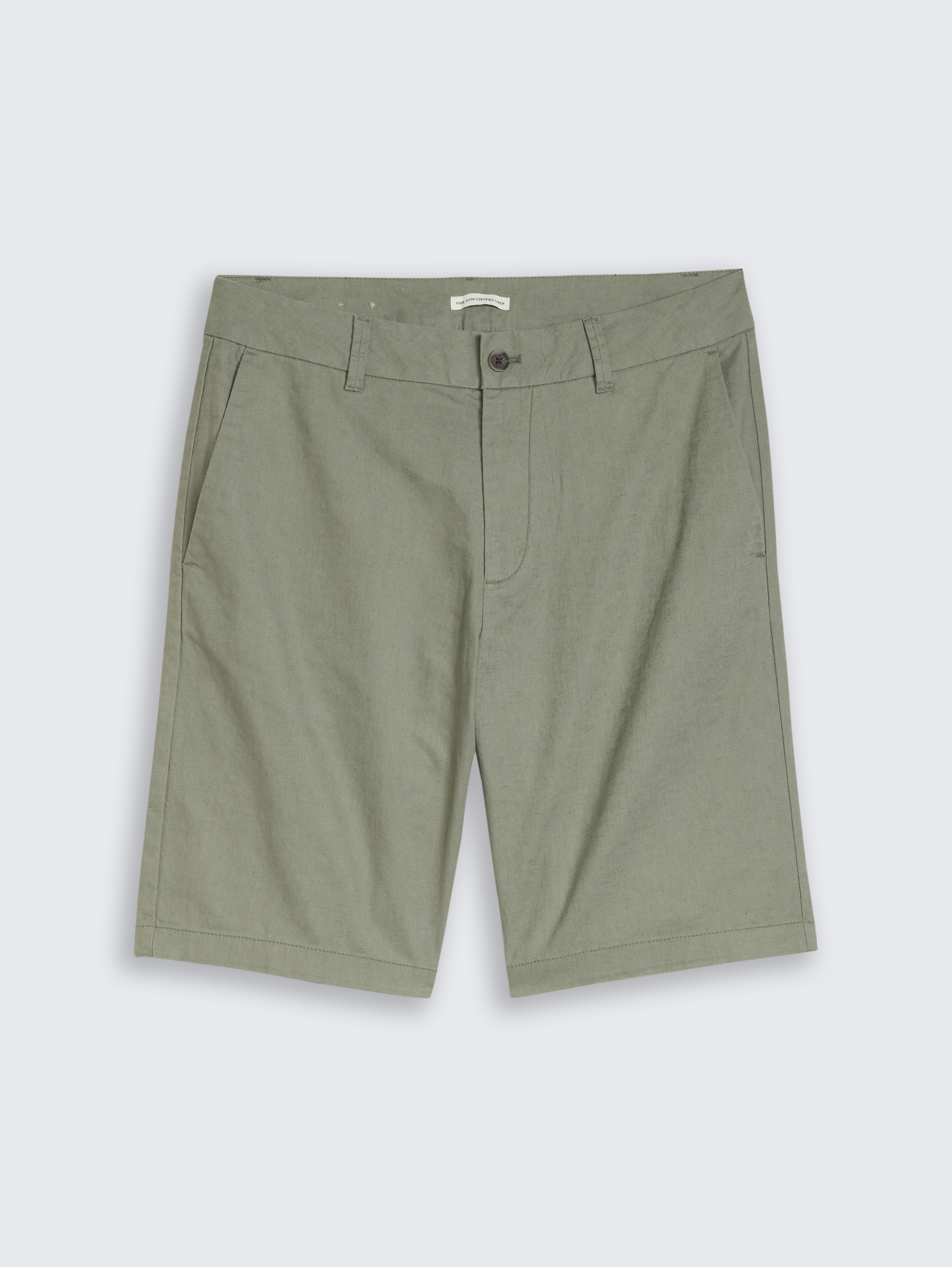 TTRELAXED Chino Shorts mit Leinenanteil - sea_spray - 