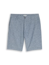 Nicht ausgewählt, TTRELAXED Chino Shorts mit Leinenanteil von Tom Tailor, blau