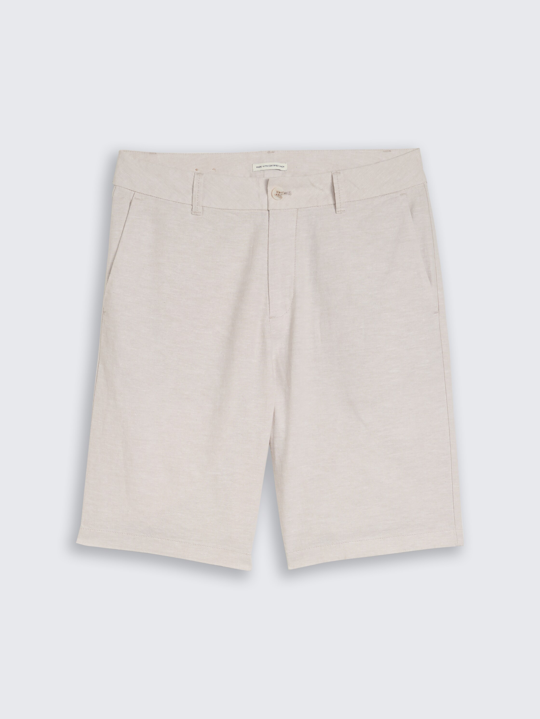 TTRELAXED chino-short met linnen - muted_grey_chambray - 