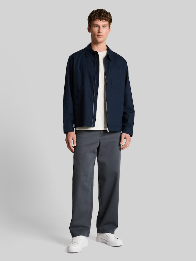 TTLOOSE Chino Hose aus Baumwolle von Denim Male, urban medium grey