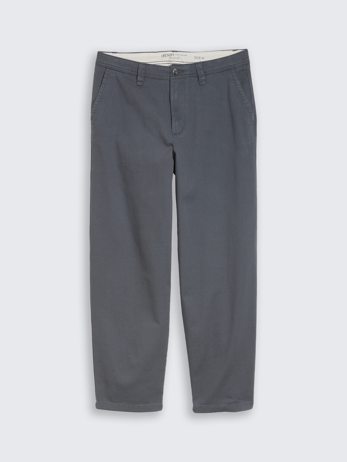 TTLOOSE Chino Hose aus Baumwolle - urban medium grey - Vorder-Produkt-Ansicht