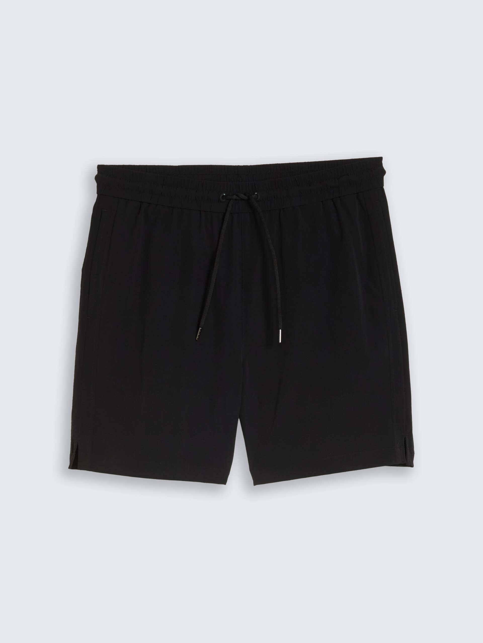 Ultralight Relaxed Fit Shorts - Black - Vorder-Produkt-Ansicht
