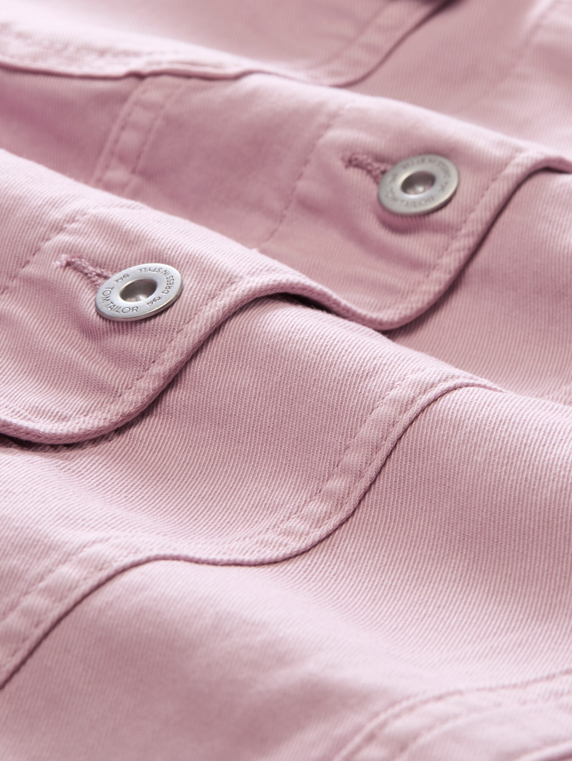Plus Size - Jeansjacke mit Eingriffstaschen - light elderberry - Produkt-Detail-Ansicht