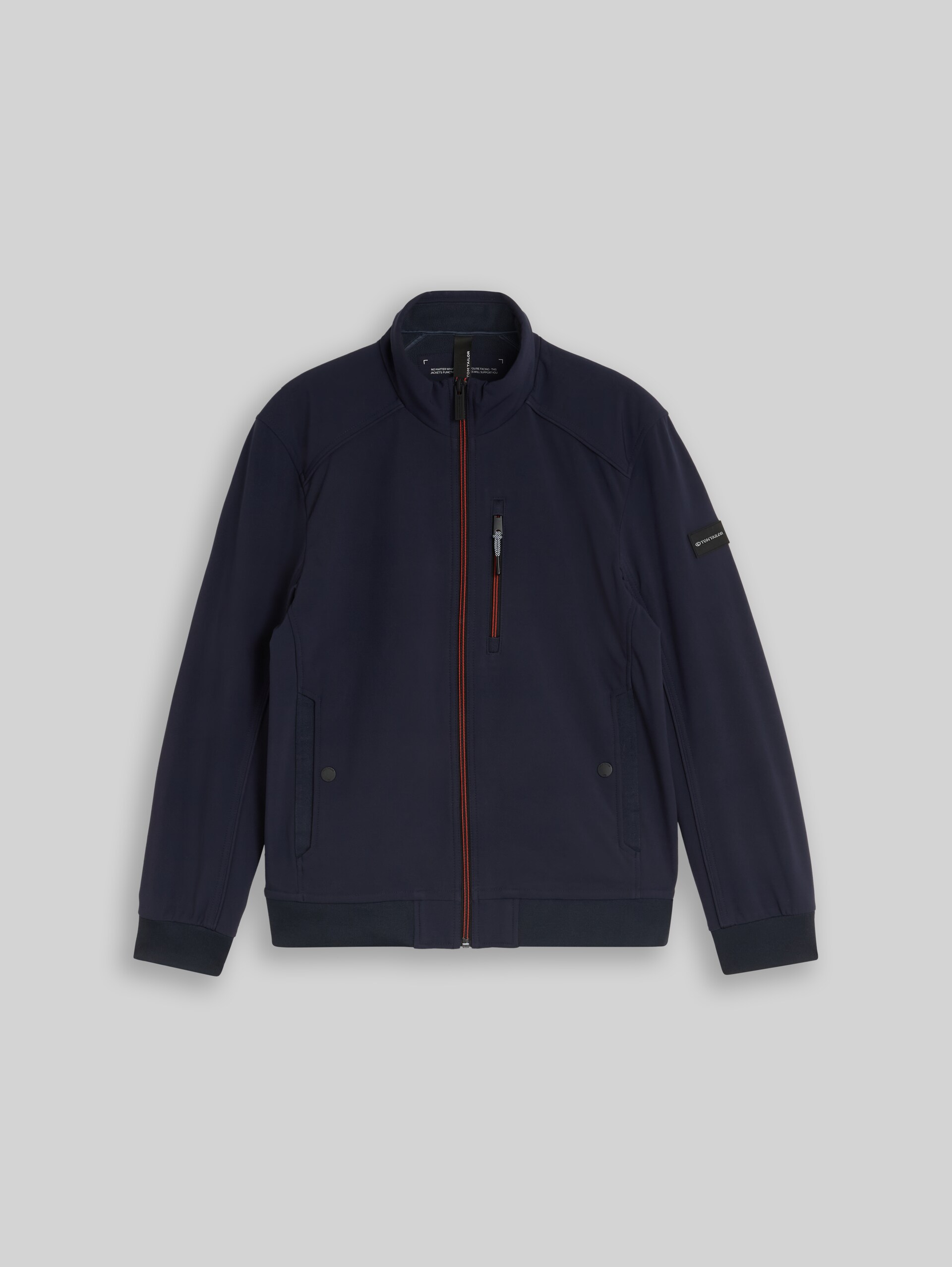 Softshell Jacke mit Stehkragen - sky captain blue - Vorder-Produkt-Ansicht