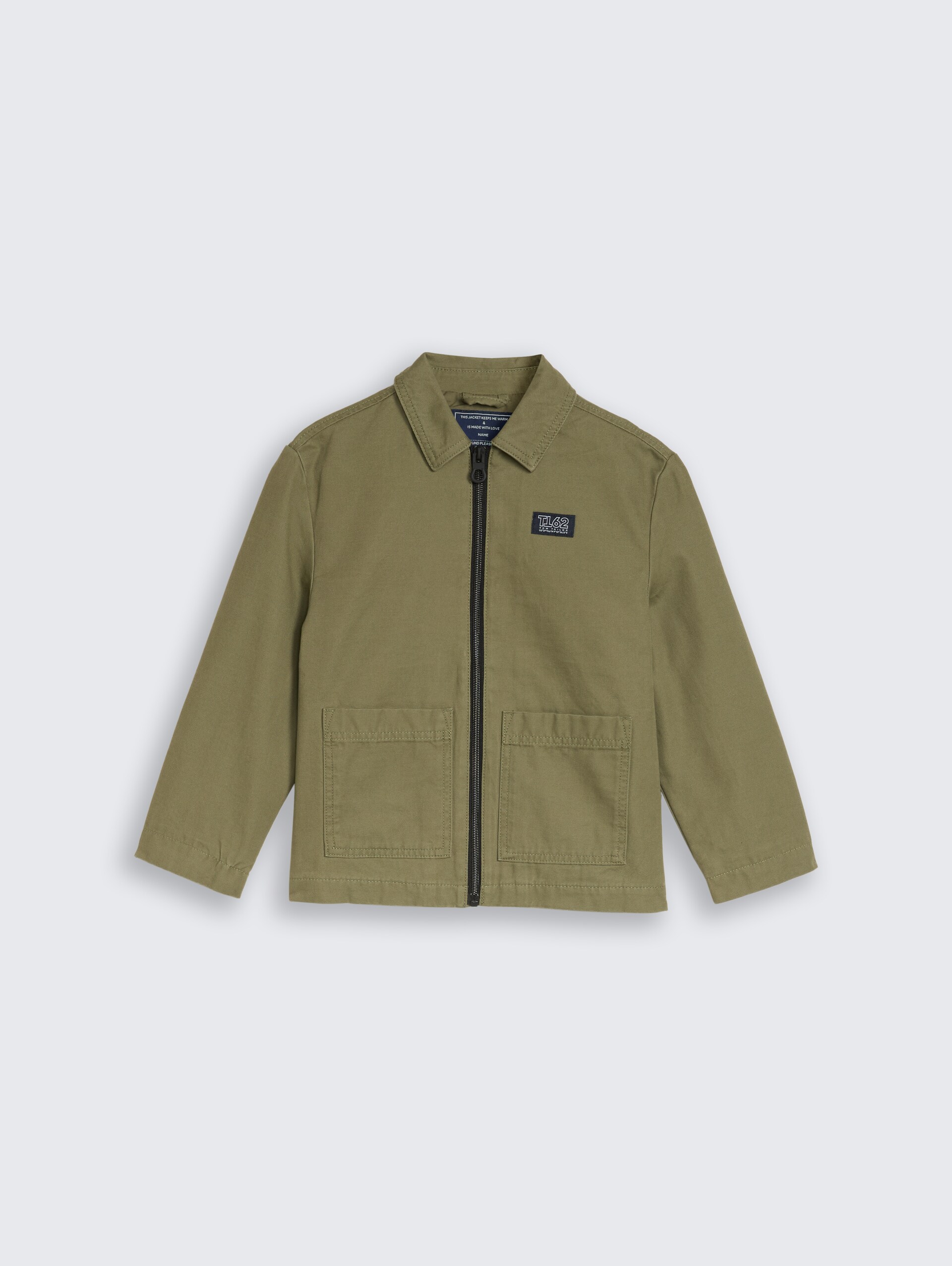 Übergangsjacke aus Baumwolle - tree moss green - Vorder-Produkt-Ansicht
