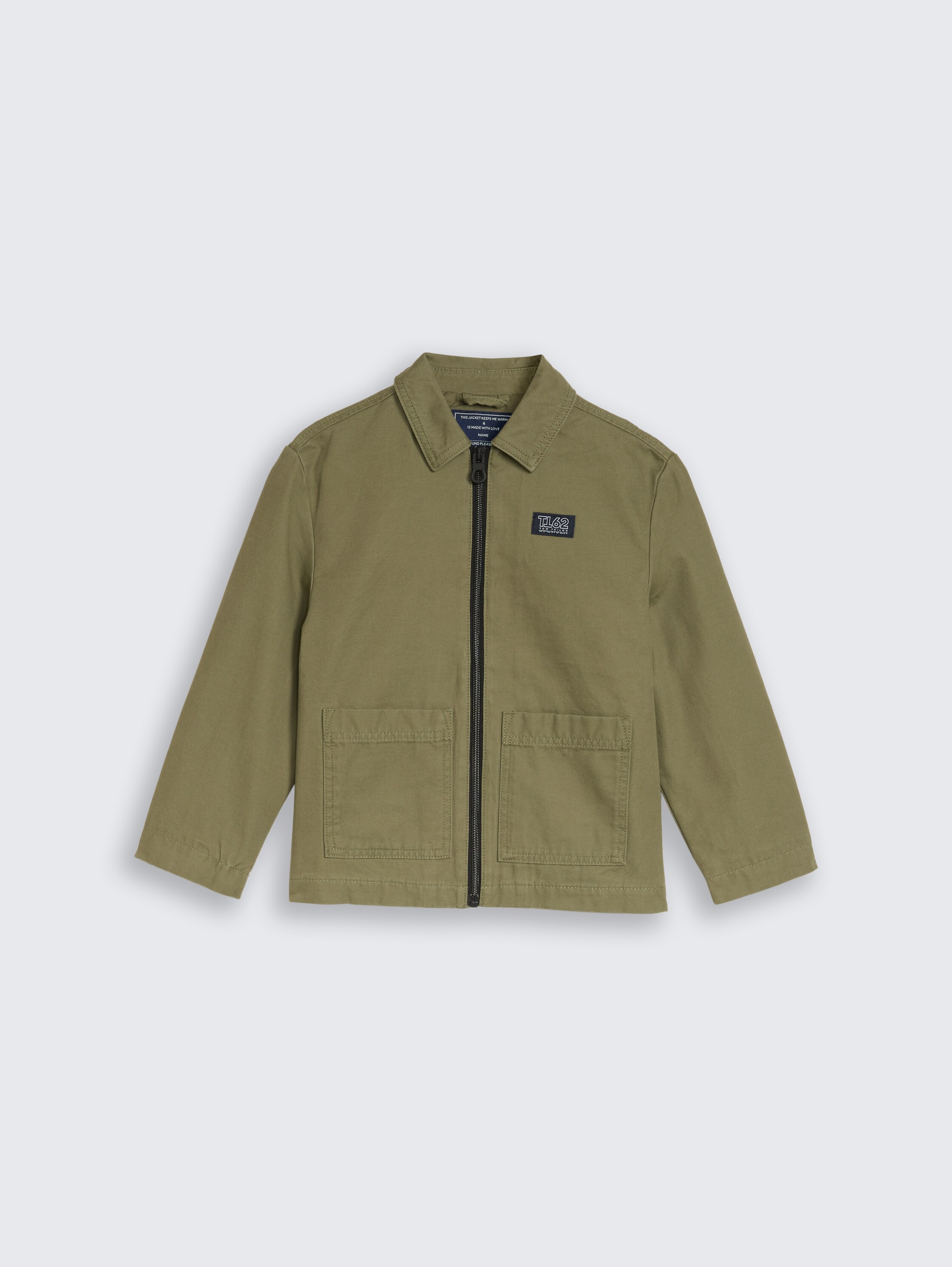 Übergangsjacke aus Baumwolle - tree_moss_green_1 - 