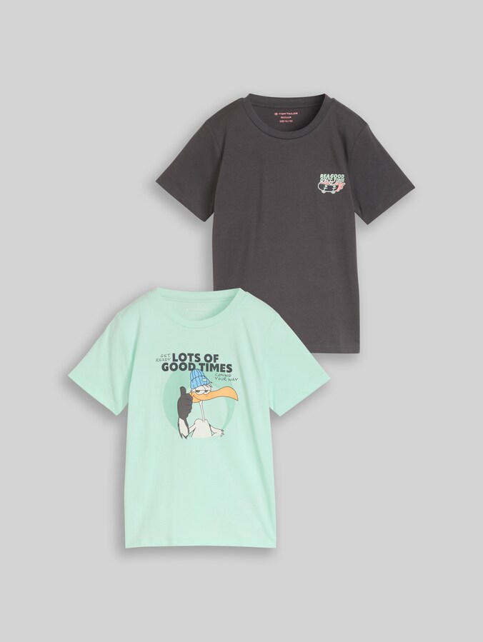 TOM TAILOR T-Shirt A Maniche Corte Per Bambine E Ragazze, Modello 1046049, Vestibilità Comoda, Colori E Stili Sportivi