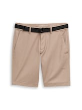 Ausgewählt, TTREGULAR Chino Shorts mit Gürtel von Tom Tailor, beige
