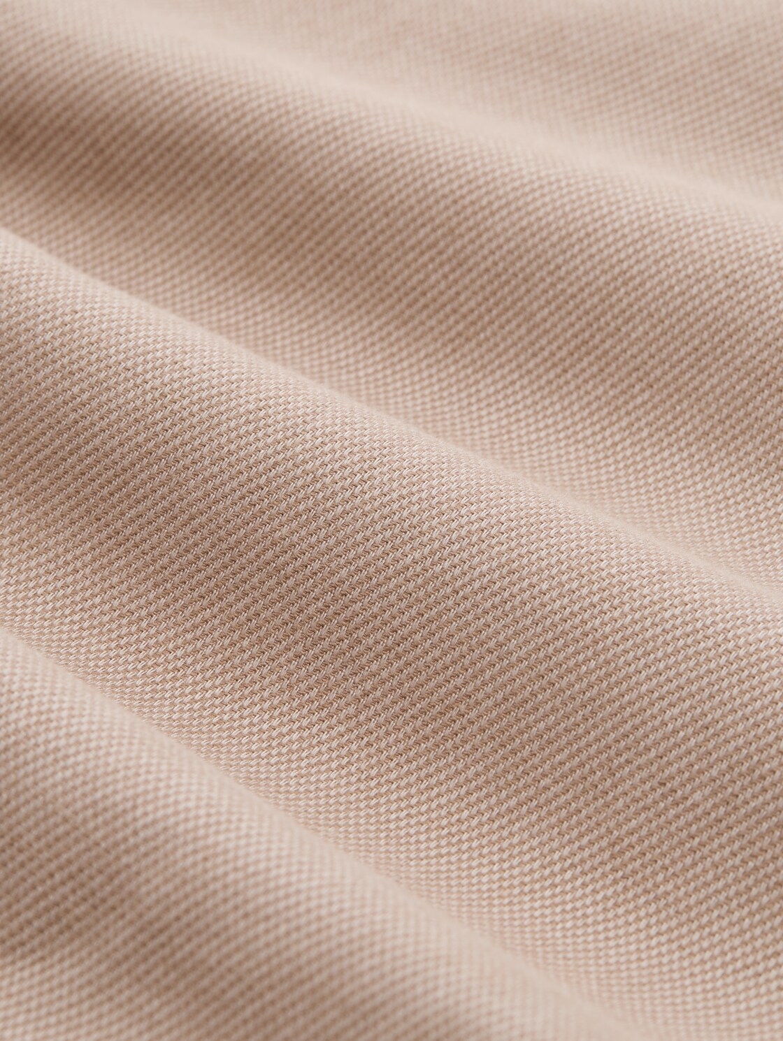 TTREGULAR Chino Shorts mit Gürtel - beige tonal twill structure - Material-Ansicht