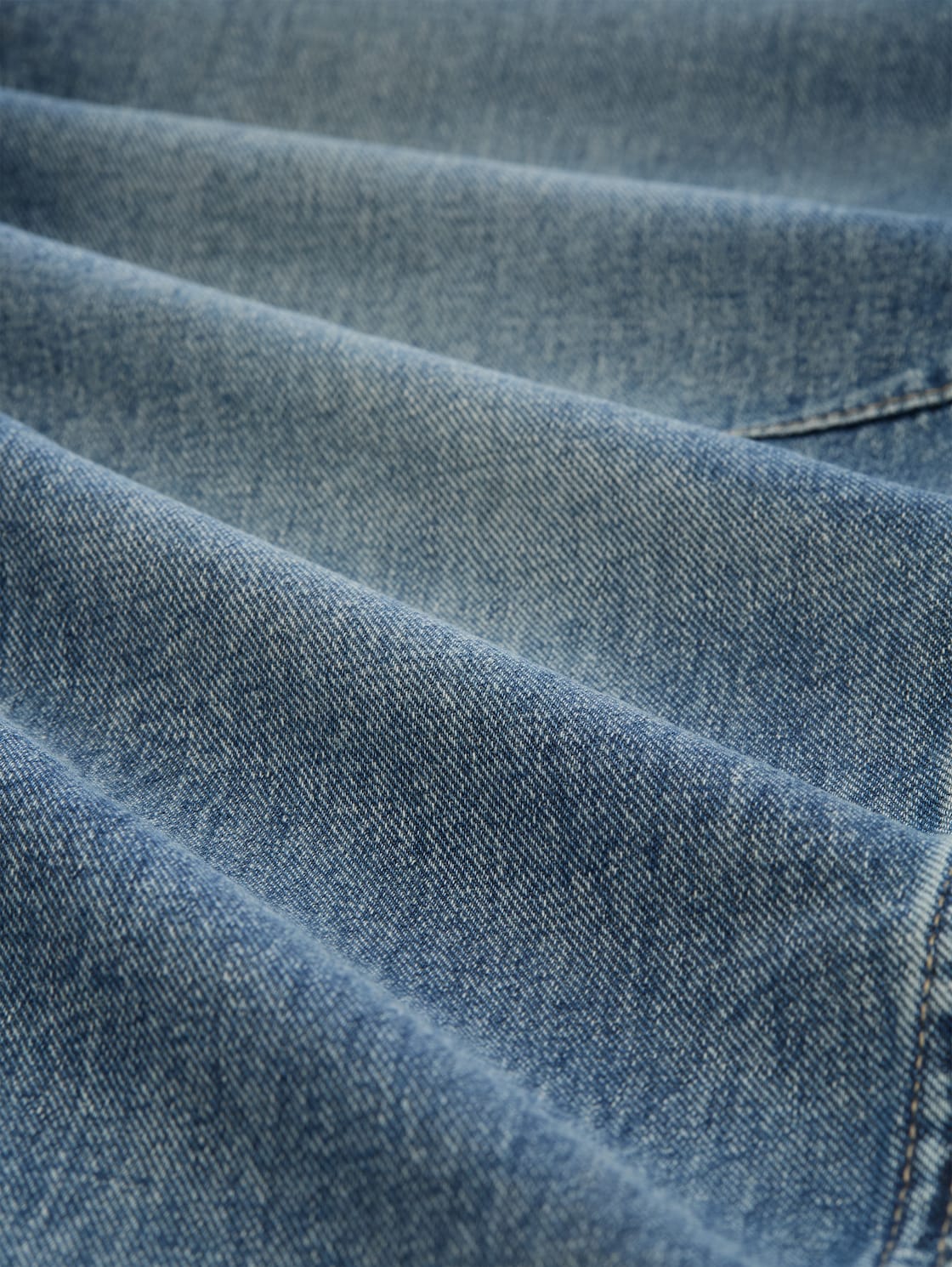 TTWAYLEN RELAXED Jeans - Tinted Blue Denim - Material view