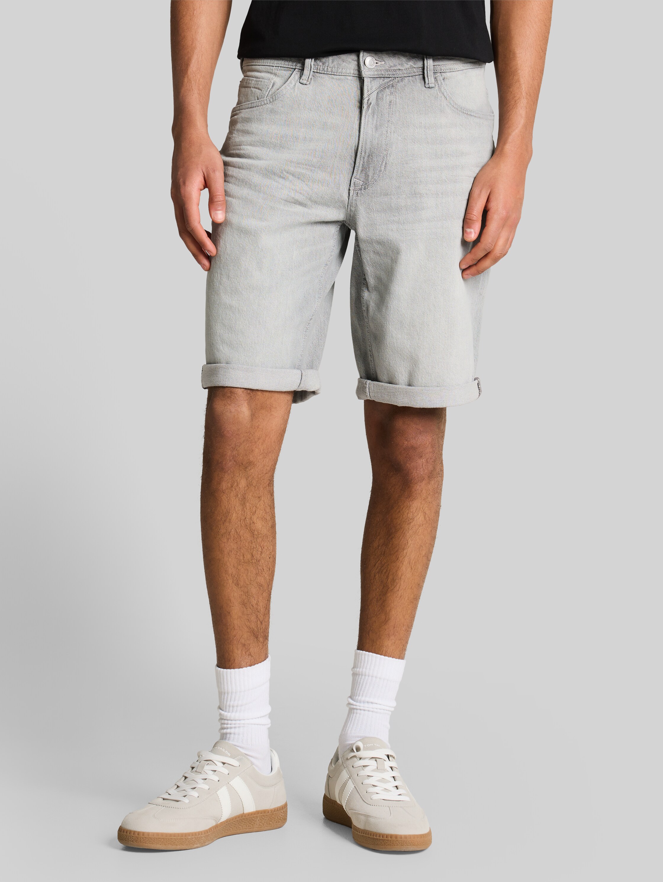 Used light stone grey denim