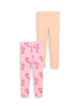 Selected, Basic leggings in a pack of 2 by Tom Tailor, orange