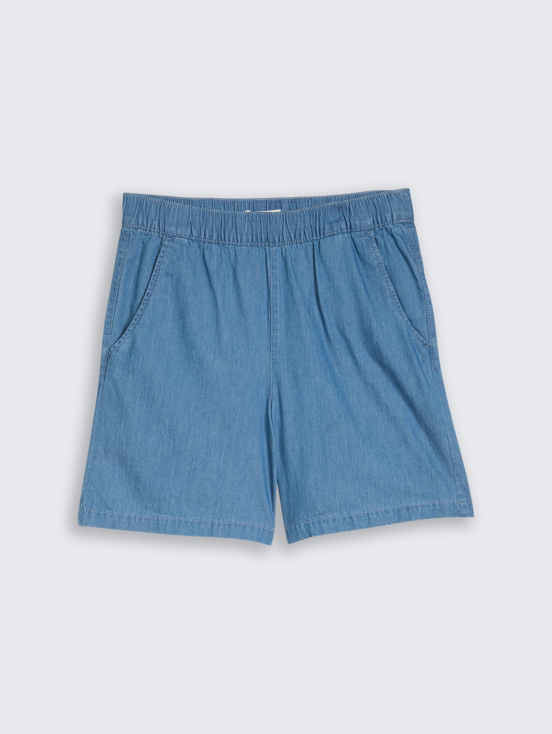 Jeansshorts - mid stone bright blue denim - Product vooraanzicht