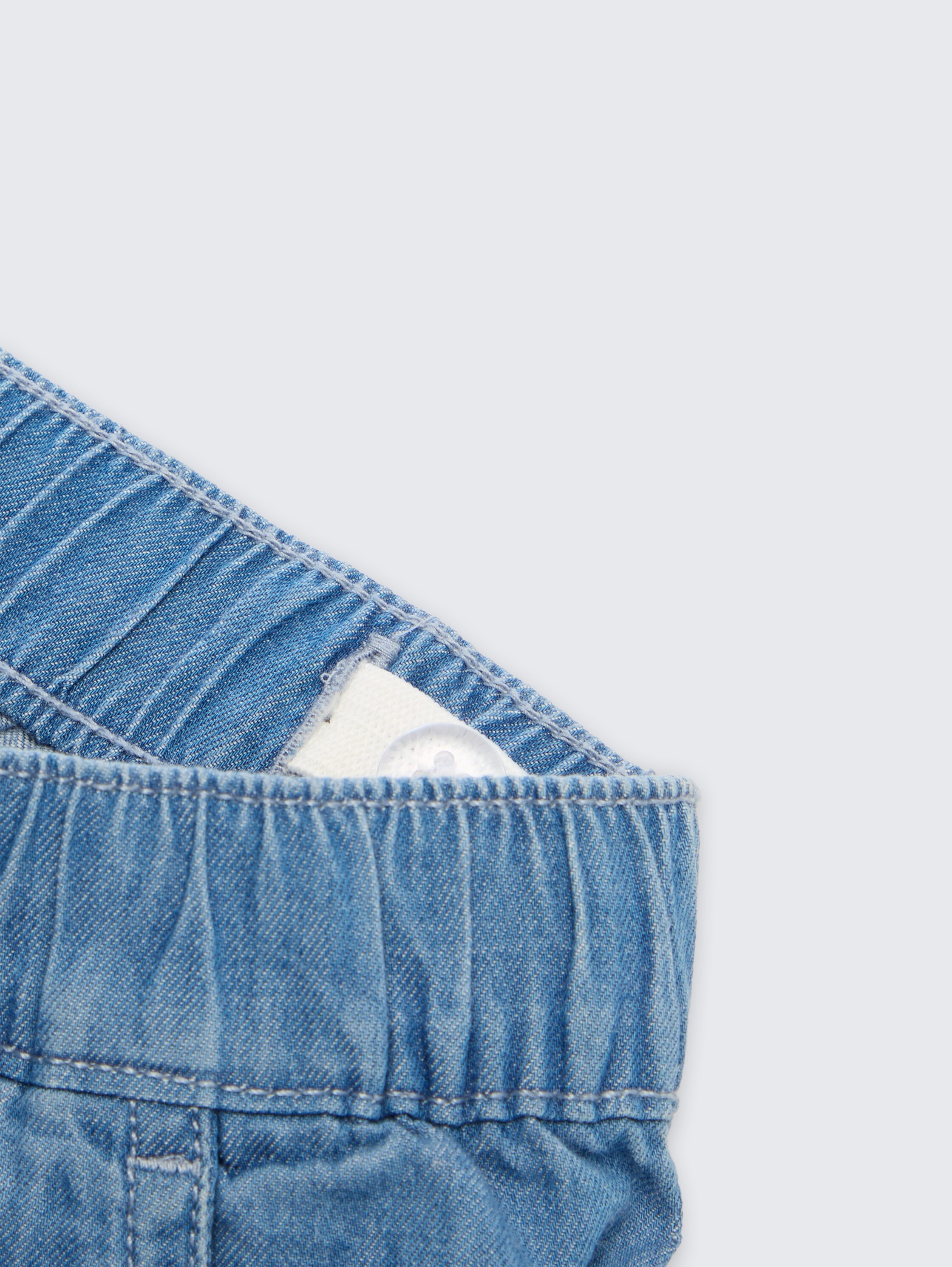 Jeans à jambes larges - mid stone bright blue denim - Vue détaillée du modèle