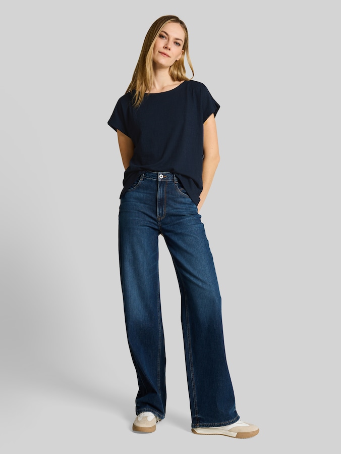 T-shirt met losse pasvorm door Women, sky captain blue